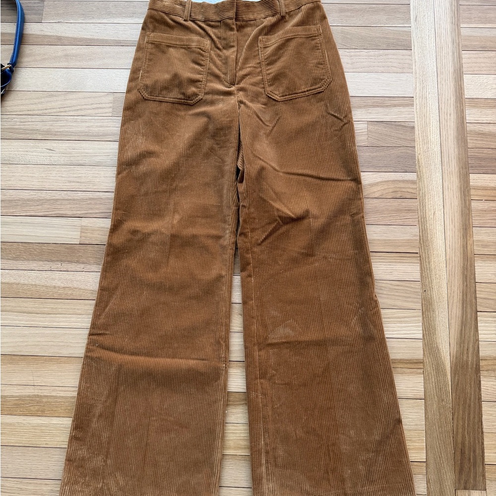 Victoria Beckham Tan Trousers